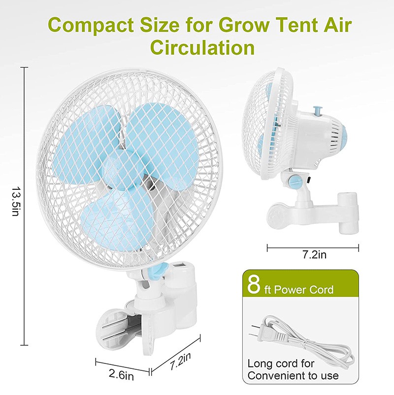 Grow Tent Clip Fan (6)