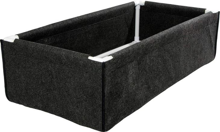Revestimiento de cama para jardinera de jardín elevado de fieltro de tela