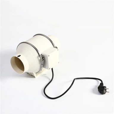 Ventilador de tubo de conducto de rotor externo de plástico